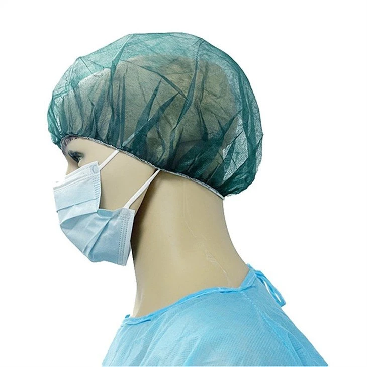 Disposable Non Woven Bouffant Cap